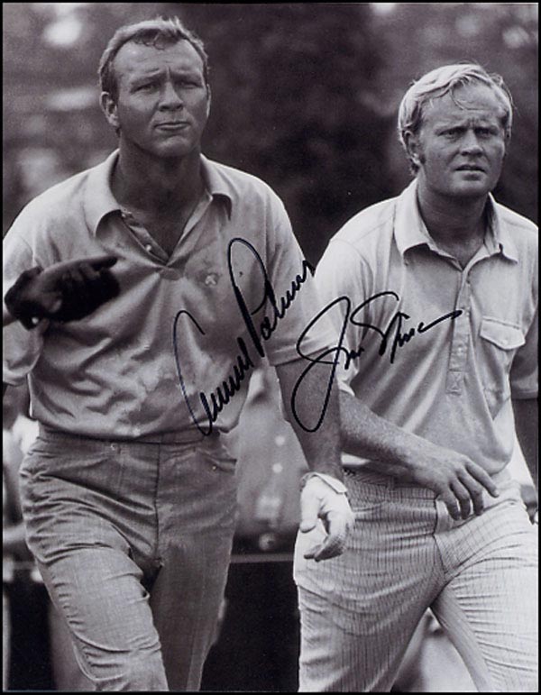 Lot #2542 Arnold Palmer and Jack Nicklaus