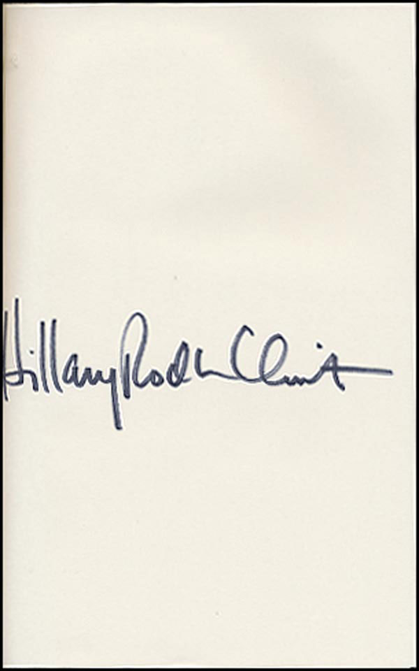 Lot #33 Hillary Clinton