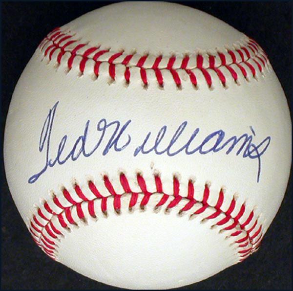 Lot #2689 Ted Williams