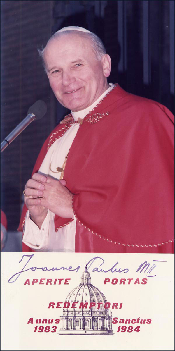 Lot #203 John Paul II