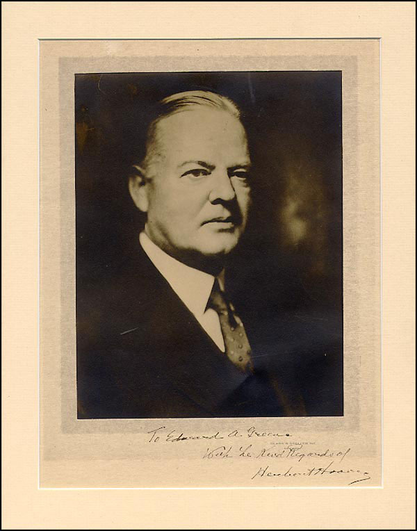 Lot #55 Herbert Hoover
