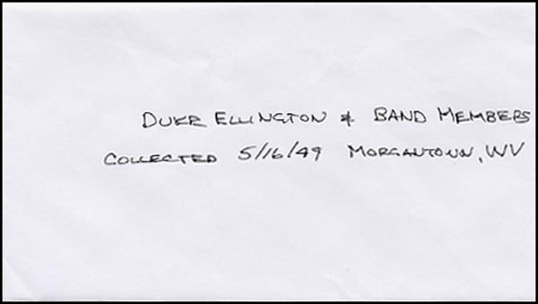 Lot #725 Duke Ellington and his Band