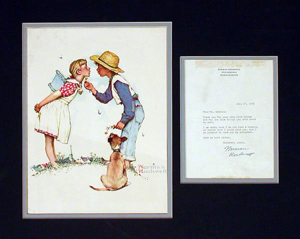 Lot #584 Norman Rockwell