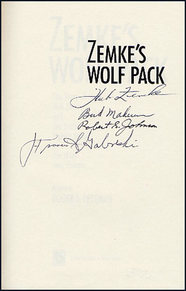 Lot #427 Zemke's Wolf Pack