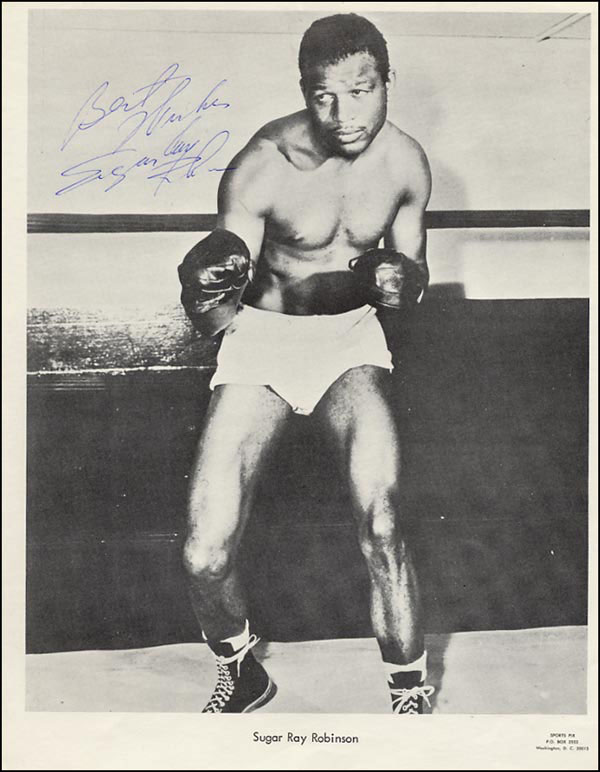 Lot #2635 Sugar Ray Robinson