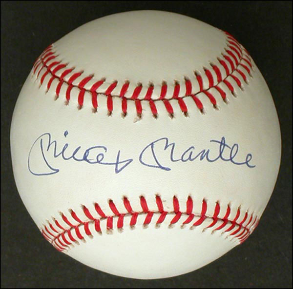 Lot #2581 Mickey Mantle