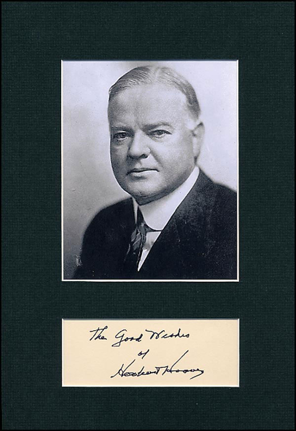 Lot #45 Herbert Hoover