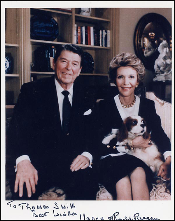Lot #109 Ronald and Nancy Reagan
