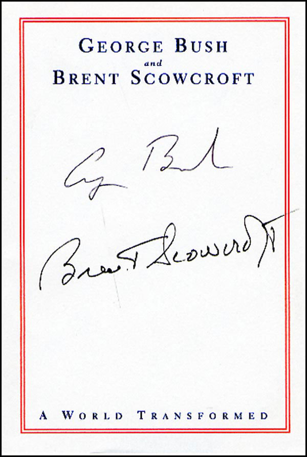 Lot #2 George Bush and Brent Scowcroft