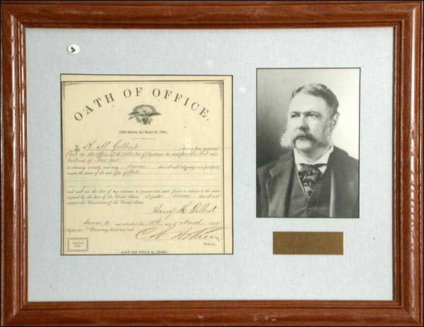 Lot #9 Chester A. Arthur