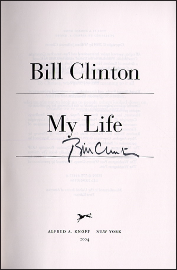 Lot #24 Bill Clinton