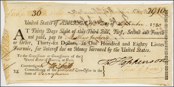 Lot #185 Declaration of Independence: Hopkinson,