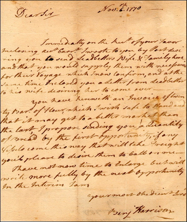 Lot #183 Declaration of Independence: Harrison,