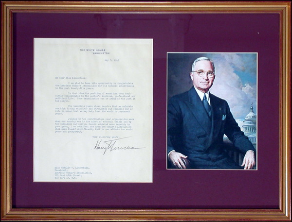 Lot #136 Harry S. Truman