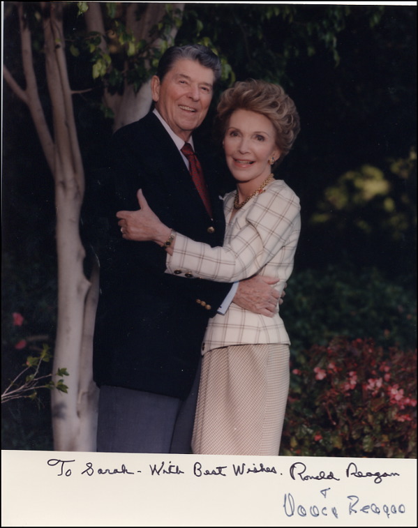 Lot #105 Ronald and Nancy Reagan