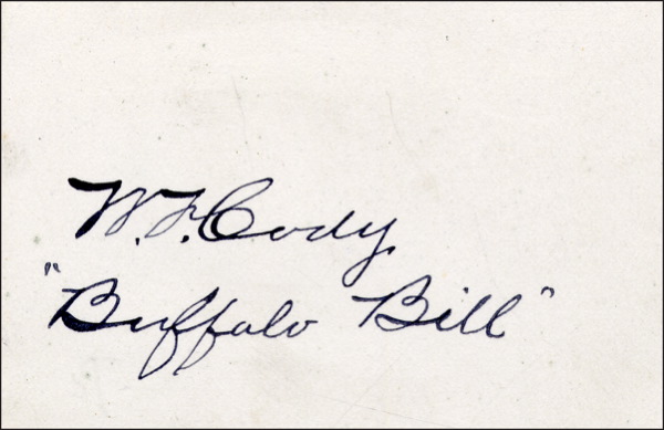 Lot #200 William F. “Buffalo Bill” Cody