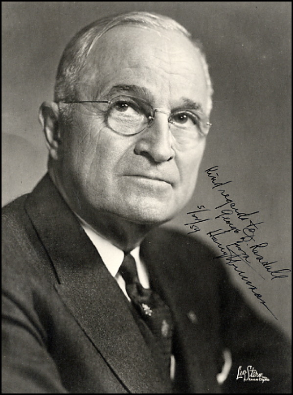 Lot #133 Harry S. Truman