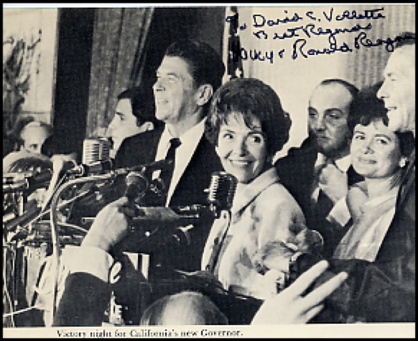 Lot #104 Ronald and Nancy Reagan