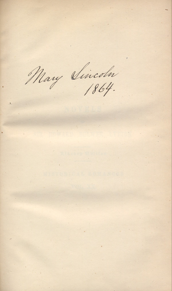 Lot #100 Mary Todd Lincoln