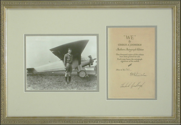 Lot #581 Charles Lindbergh