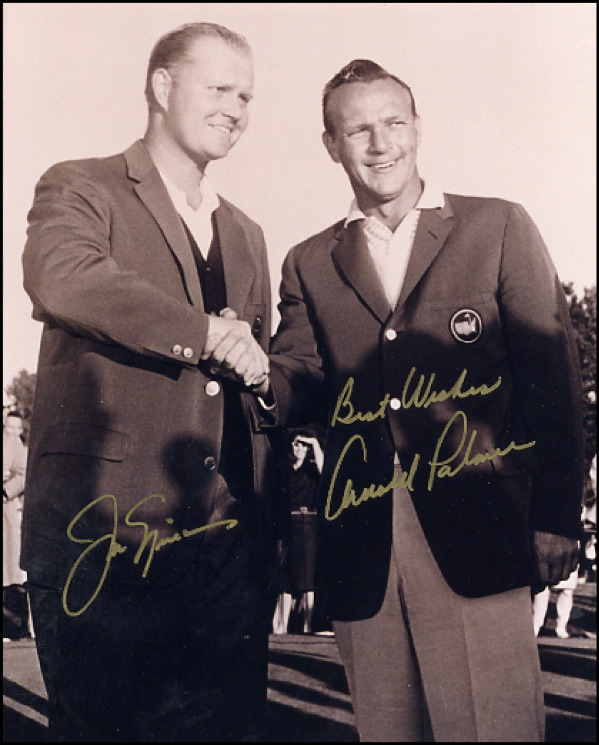 Lot #3119 Arnold Palmer and Jack Nicklaus