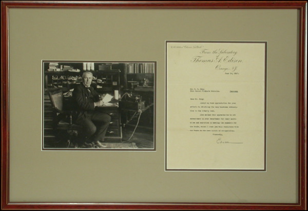 Thomas Edison | RR Auction