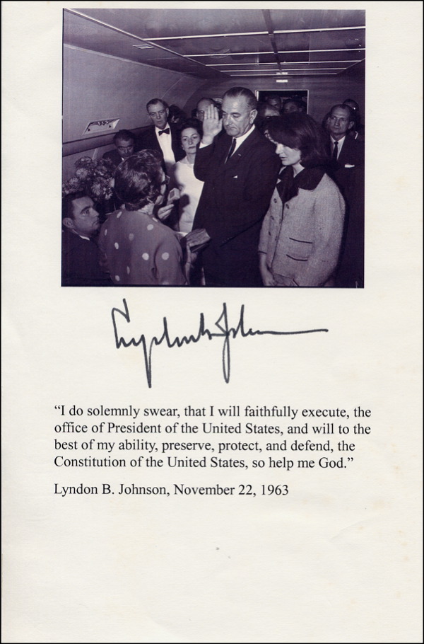 Lot #98 Lyndon B. Johnson