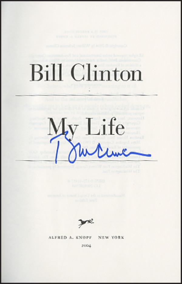 Lot #38 Bill Clinton