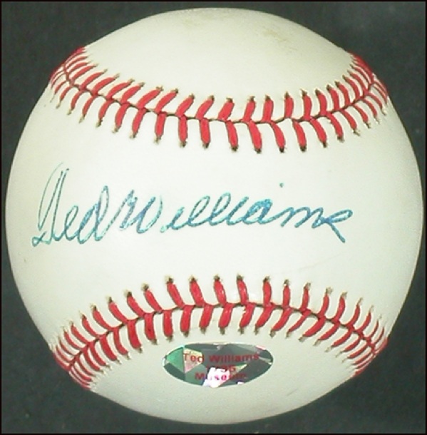 Lot #2012 Ted Williams