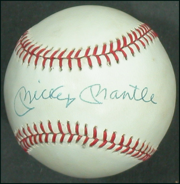 Lot #2854 Mickey Mantle