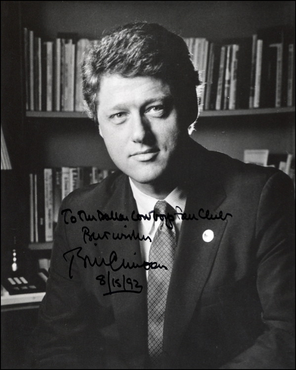 Lot #211 Bill Clinton