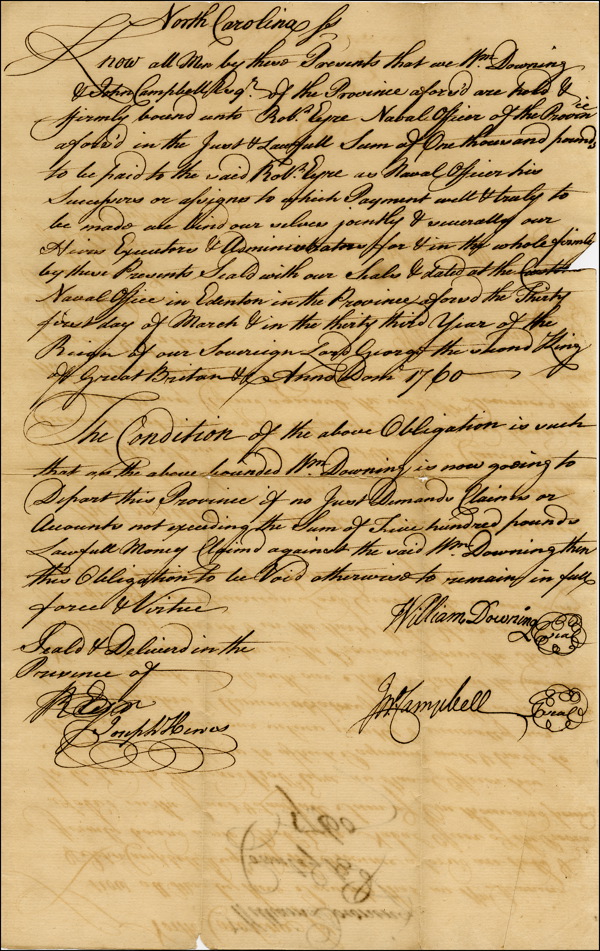 Lot #249  Declaration of Independence: Hewes,