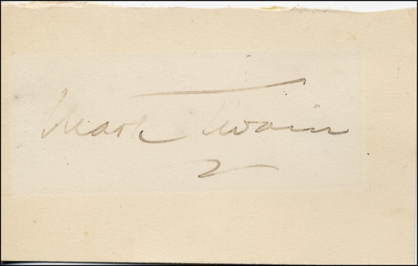 Lot #516 Samuel L. Clemens