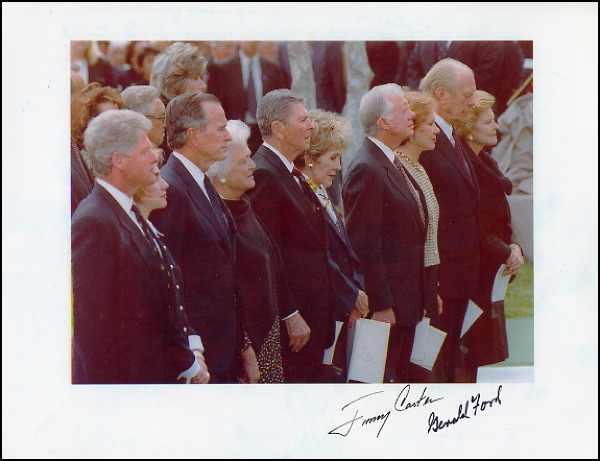 Lot #36 Jimmy Carter and Gerald Ford