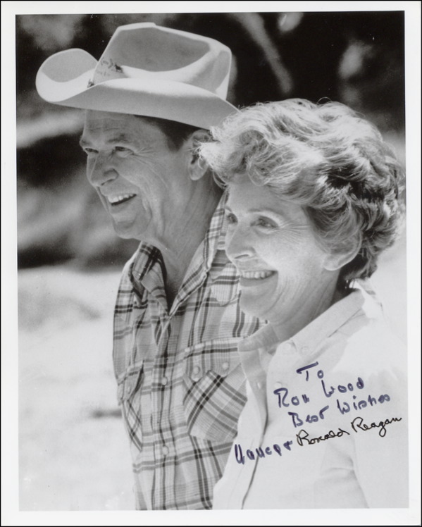 Lot #151 Ronald and Nancy Reagan