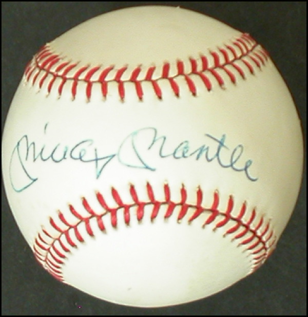 Lot #2865 Mickey Mantle