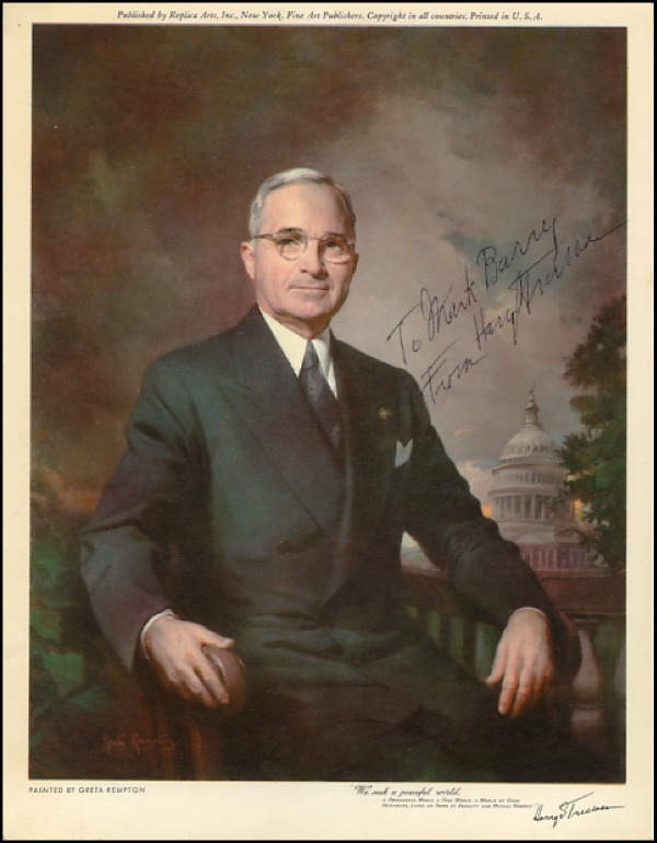 Lot #169 Harry S. Truman