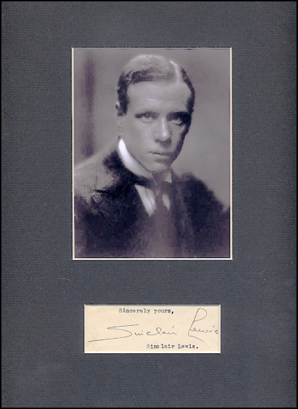 Lot #830 Sinclair Lewis