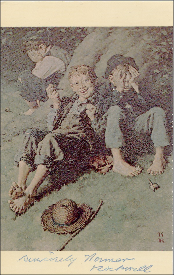 Lot #865 Norman Rockwell
