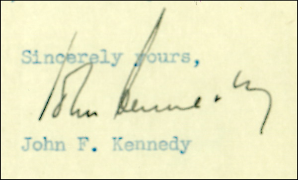 Lot #104 John F. Kennedy