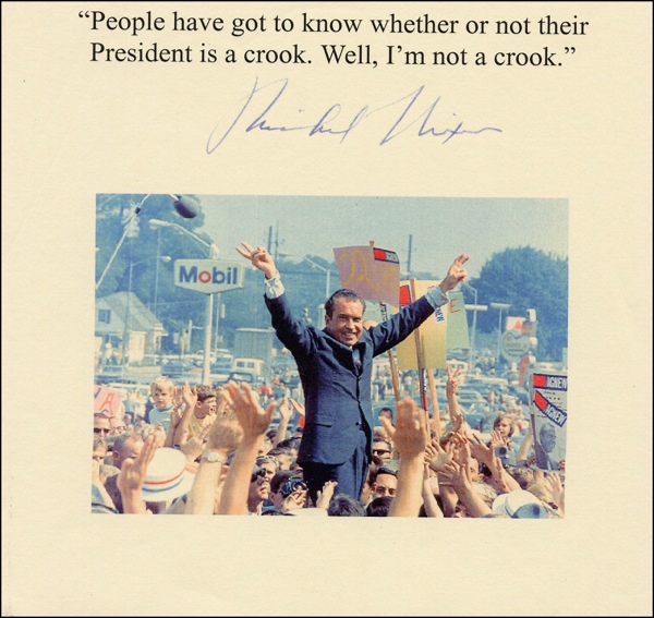 Lot #81 Richard Nixon