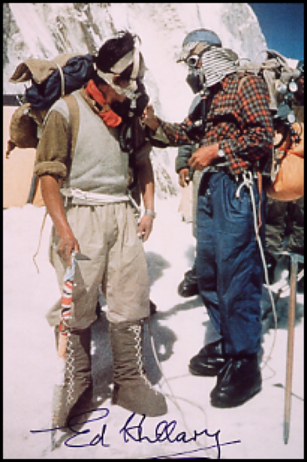 Lot #232 Edmund Hillary and Reinhold Messner