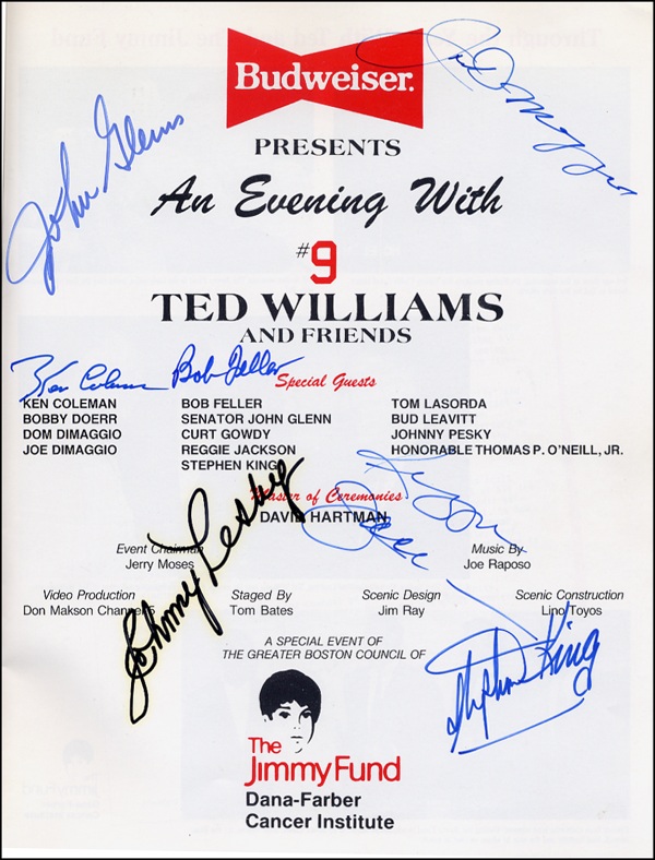 Lot #2018 Ted Williams and Friends