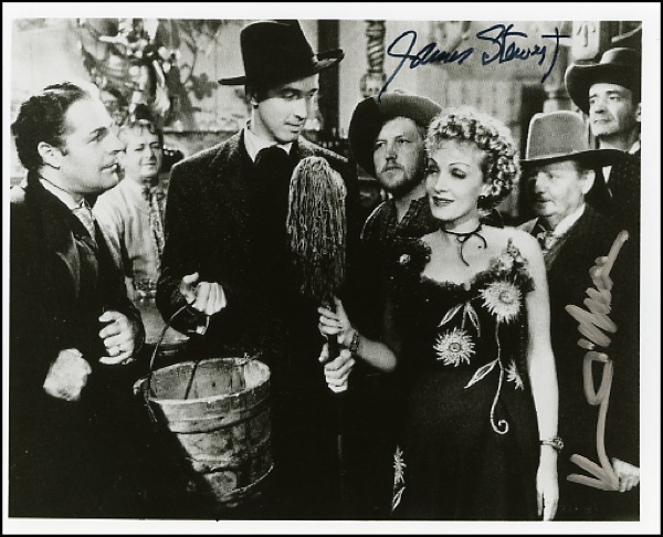 Lot #1693 James Stewart and Marlene Dietrich