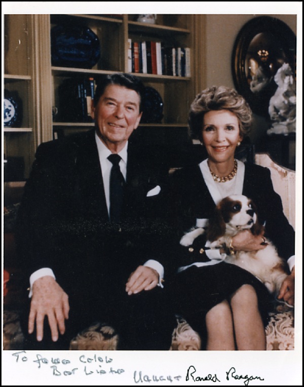 Lot #101 Ronald and Nancy Reagan
