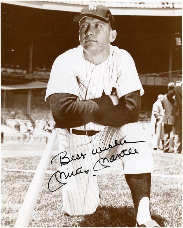 Lot #1933 Mickey Mantle