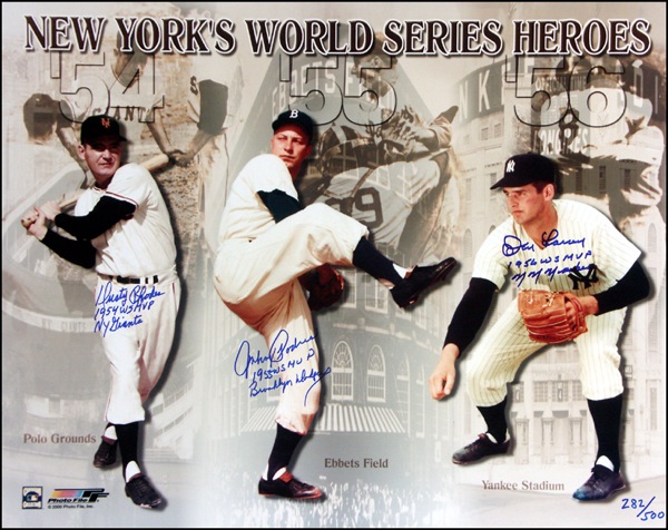 Lot #1838 Baseball: New York’s World Series Heroes