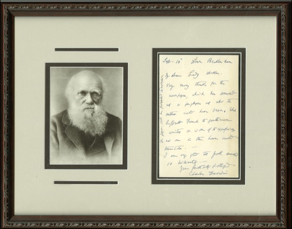 Lot #149 Charles Darwin