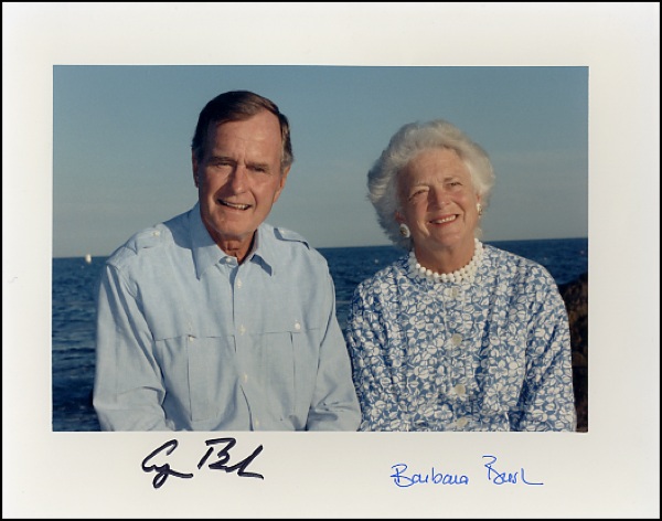 Lot #15 George and Barbara Bush