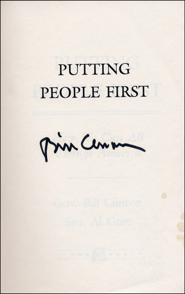 Lot #33 Bill Clinton